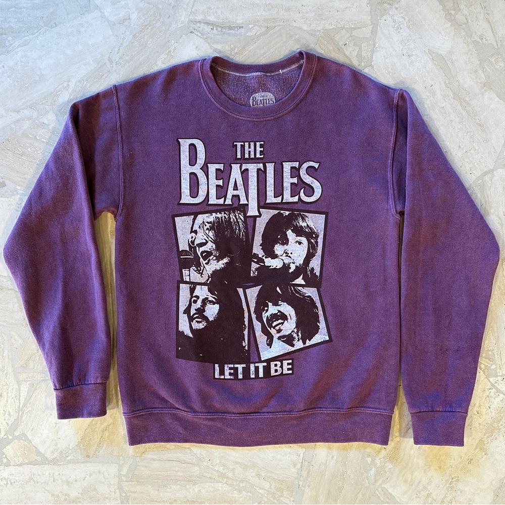 The Beatles Purple Sweatshirt